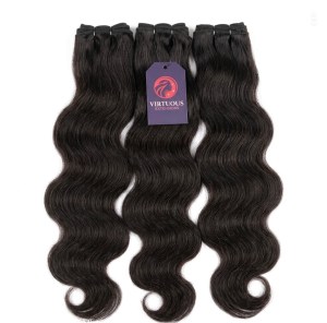 3 raw indian wavy hair bundles deal